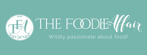 The Foodie Affair Main Logo 2015-2018 Dark Brackground