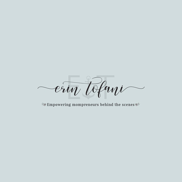 Erin Tofani Main Logo Design