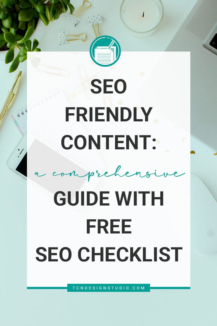 SEO Friendly Content Guide with SEO Checklist