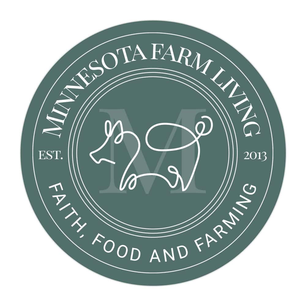 Minnesota Farm Living Submark Logo Dark Backgrounds