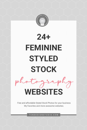 24+ Feminine Styled Stock Photography Websites