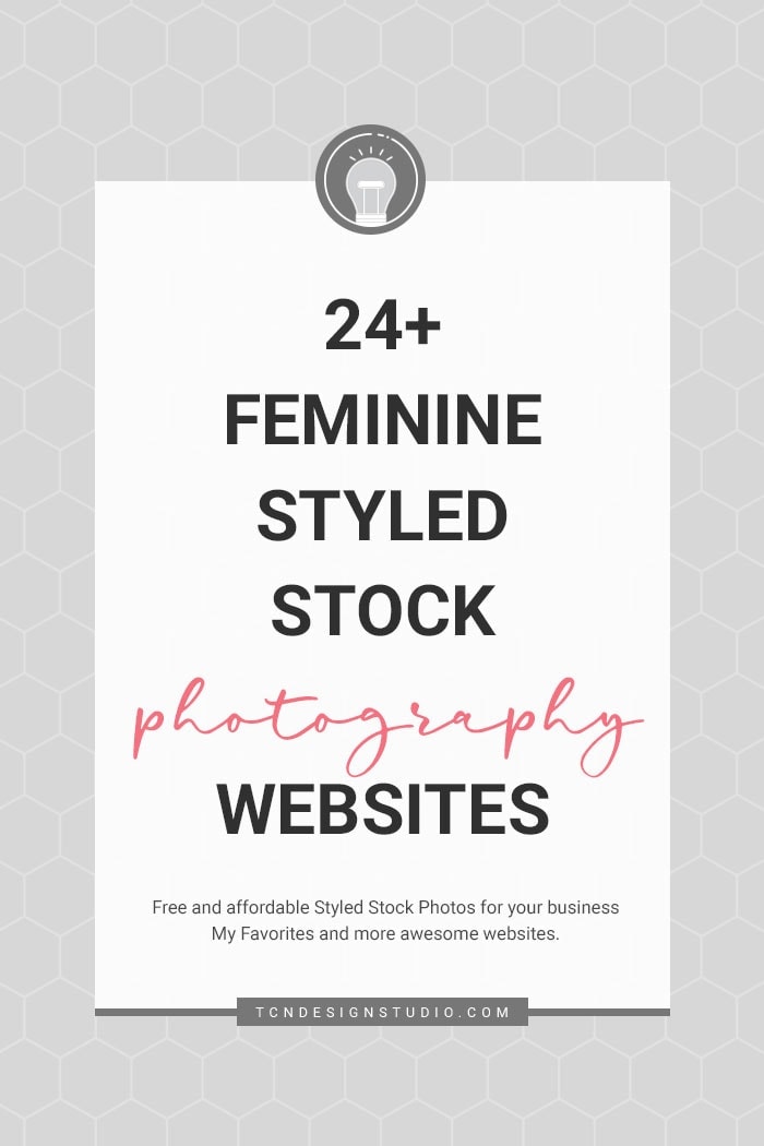 24+ Feminine Styled Stock Photography Websites