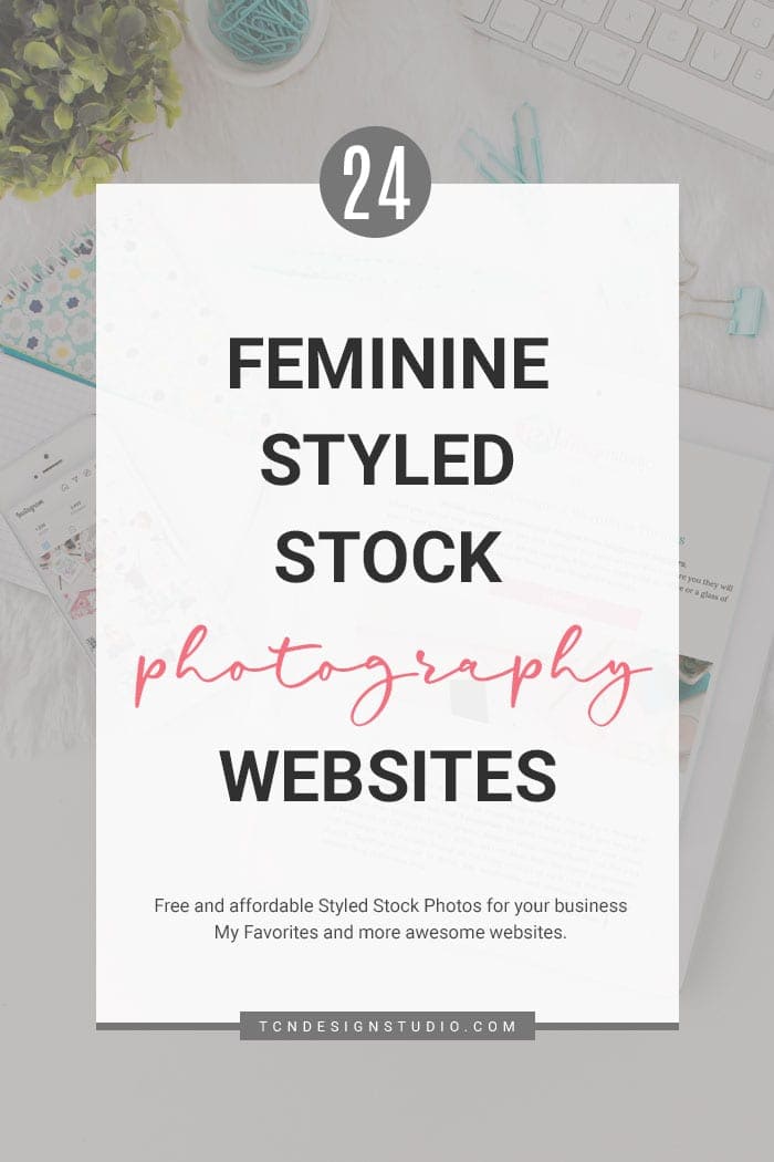 Lis of Feminine Styled Stock Photography Websites