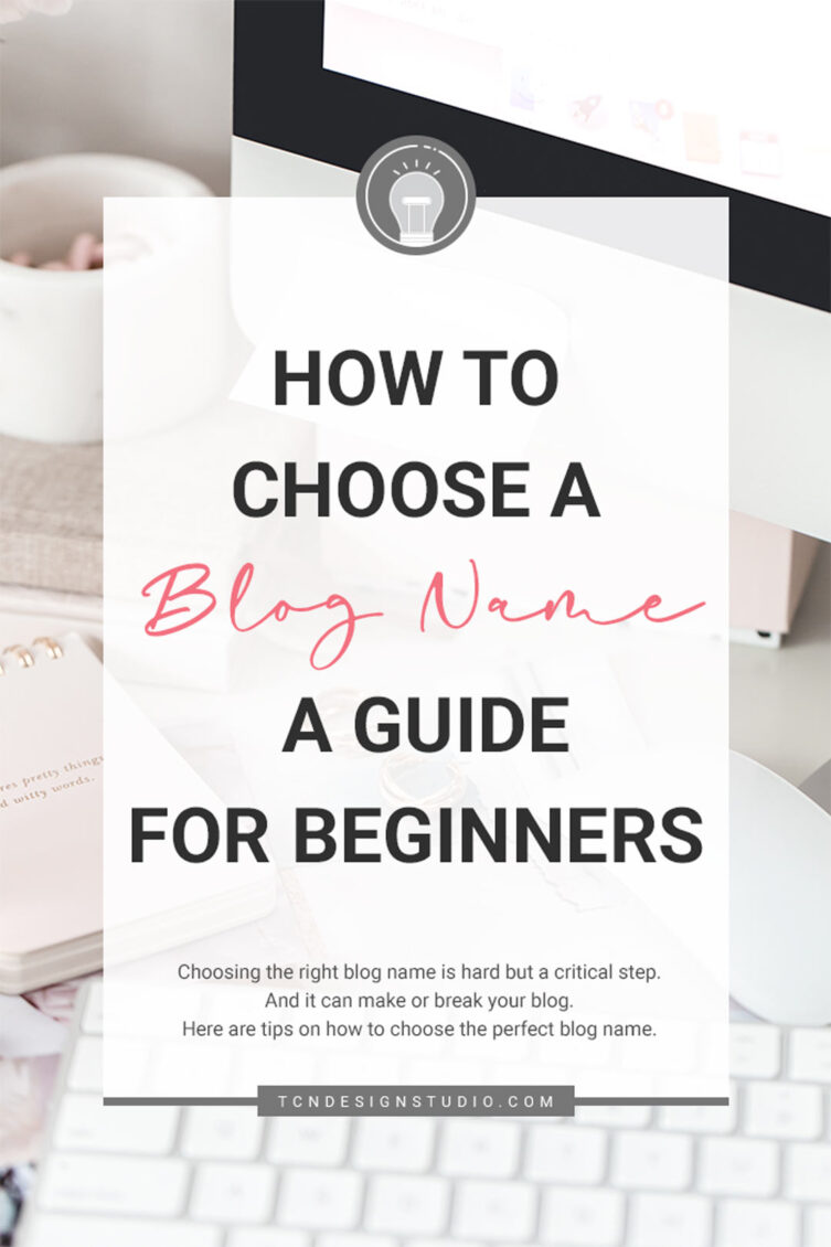 How To Choose A Blog Name: A Guide For Beginners Cover Image