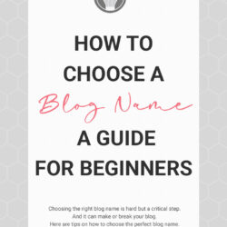 A Guide For Beginners: How To Choose A Blog Name Feature Image