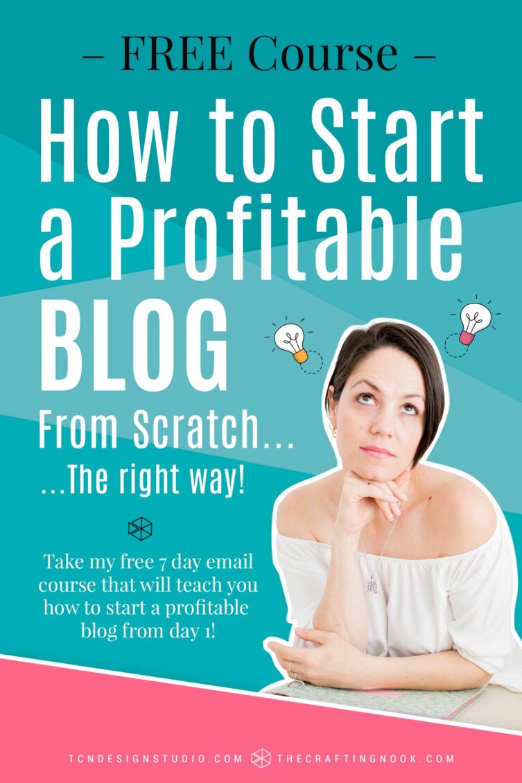 How to Start a Blog the right way free course cover image