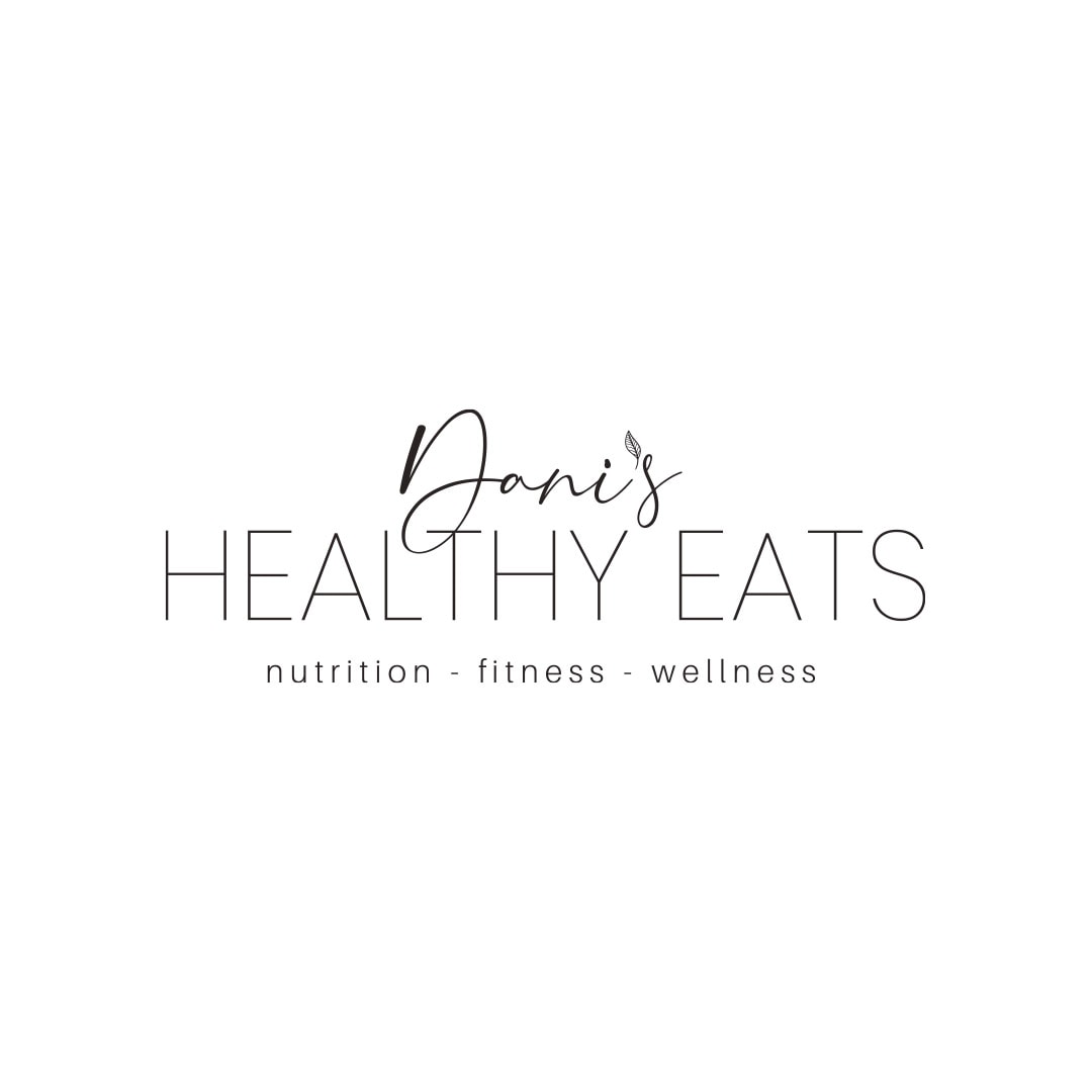 Dani's Healthy Eats Main Logo black and white