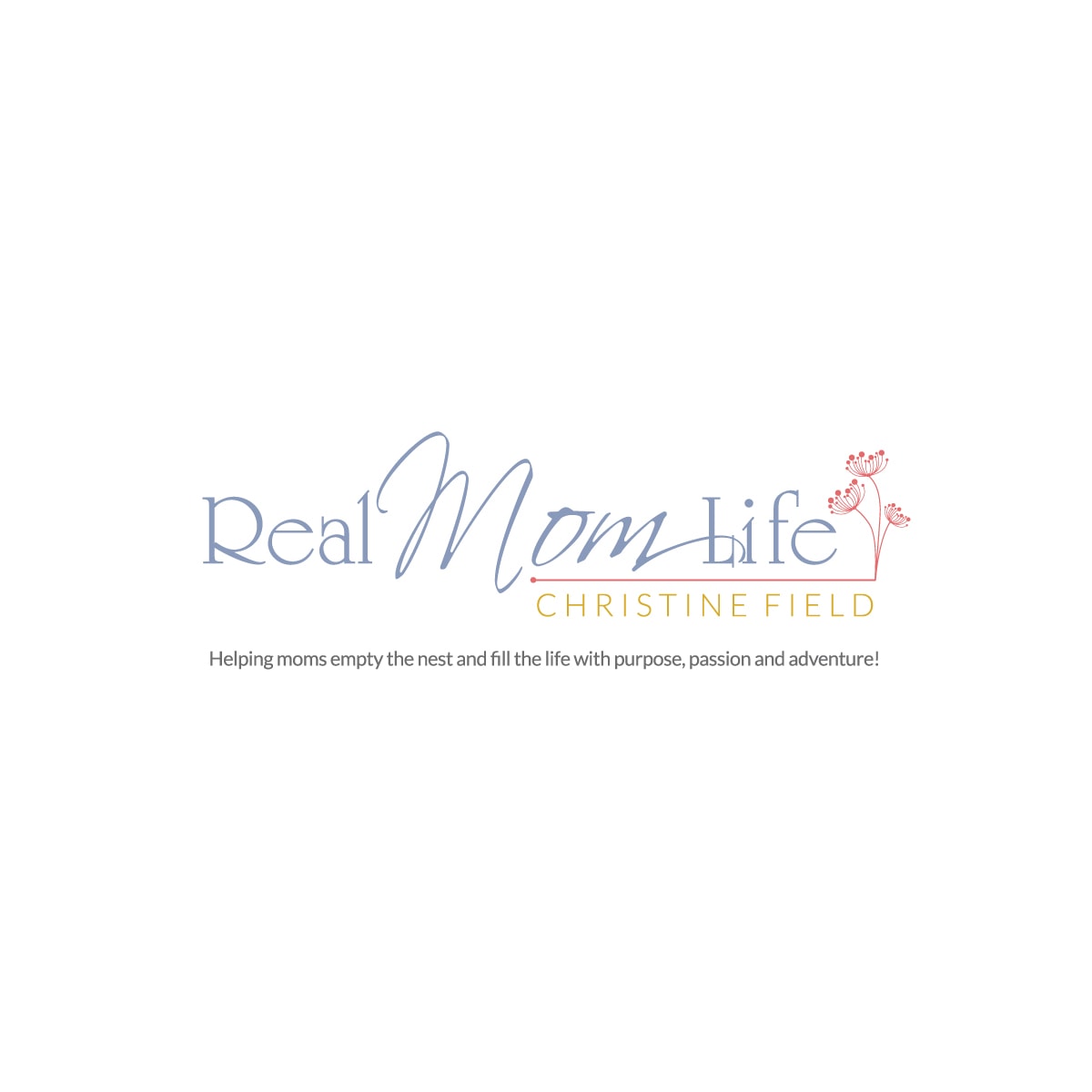 Real Mom Life Blog Main Logo full color