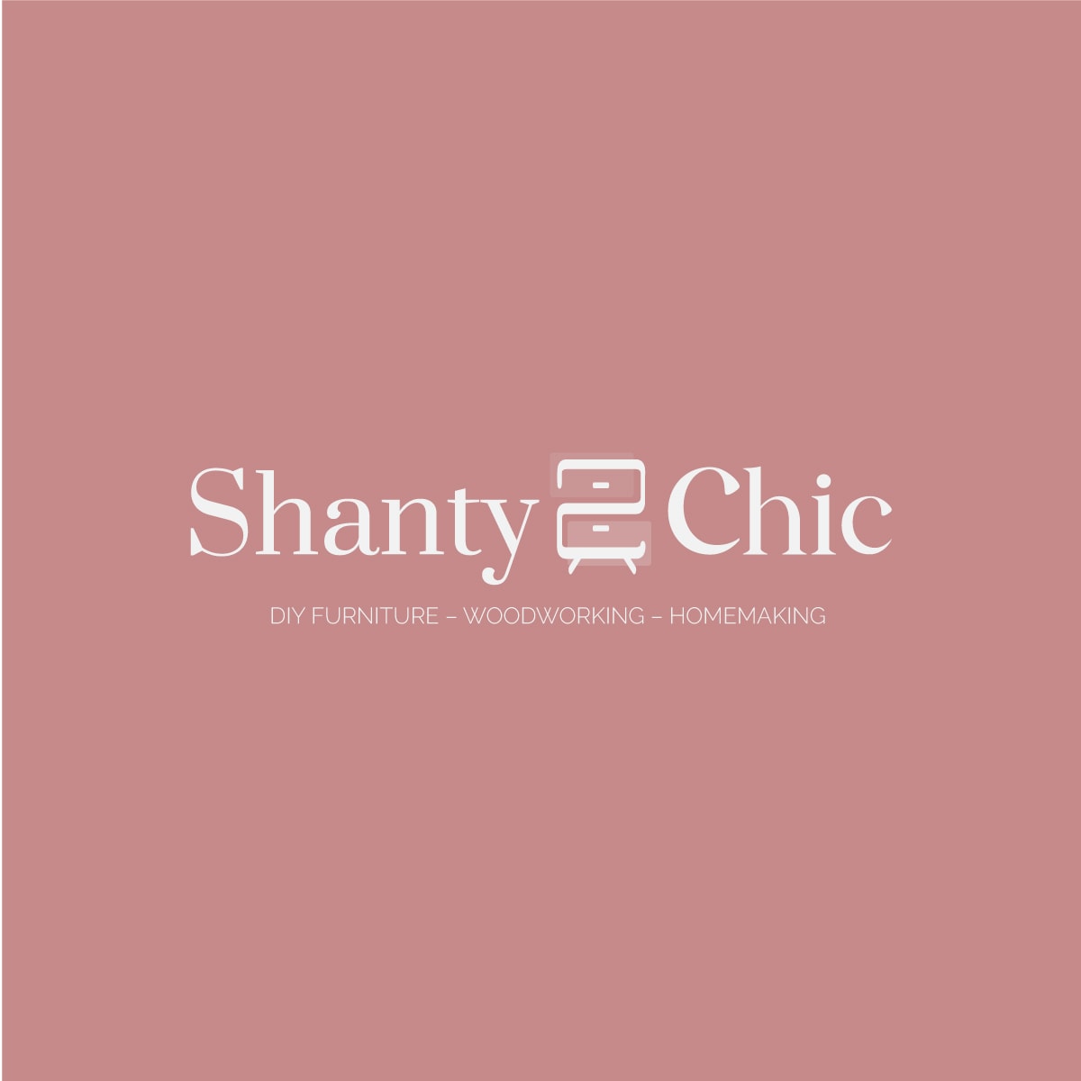 Shanty 2 Chic Blog Main Logo white on dark background