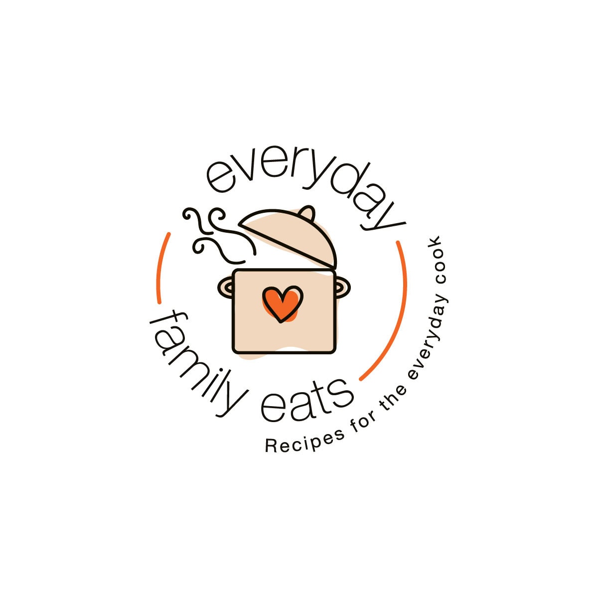 Everyday Family Eats Submark Logo Full Color