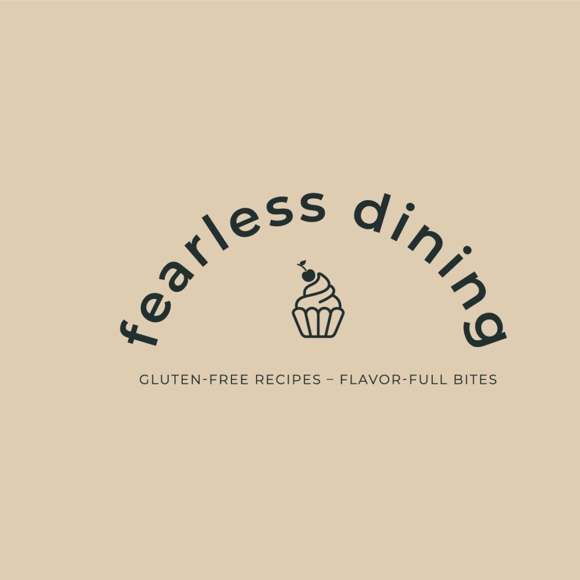 Fearless Dining Alternate Logo black on light background