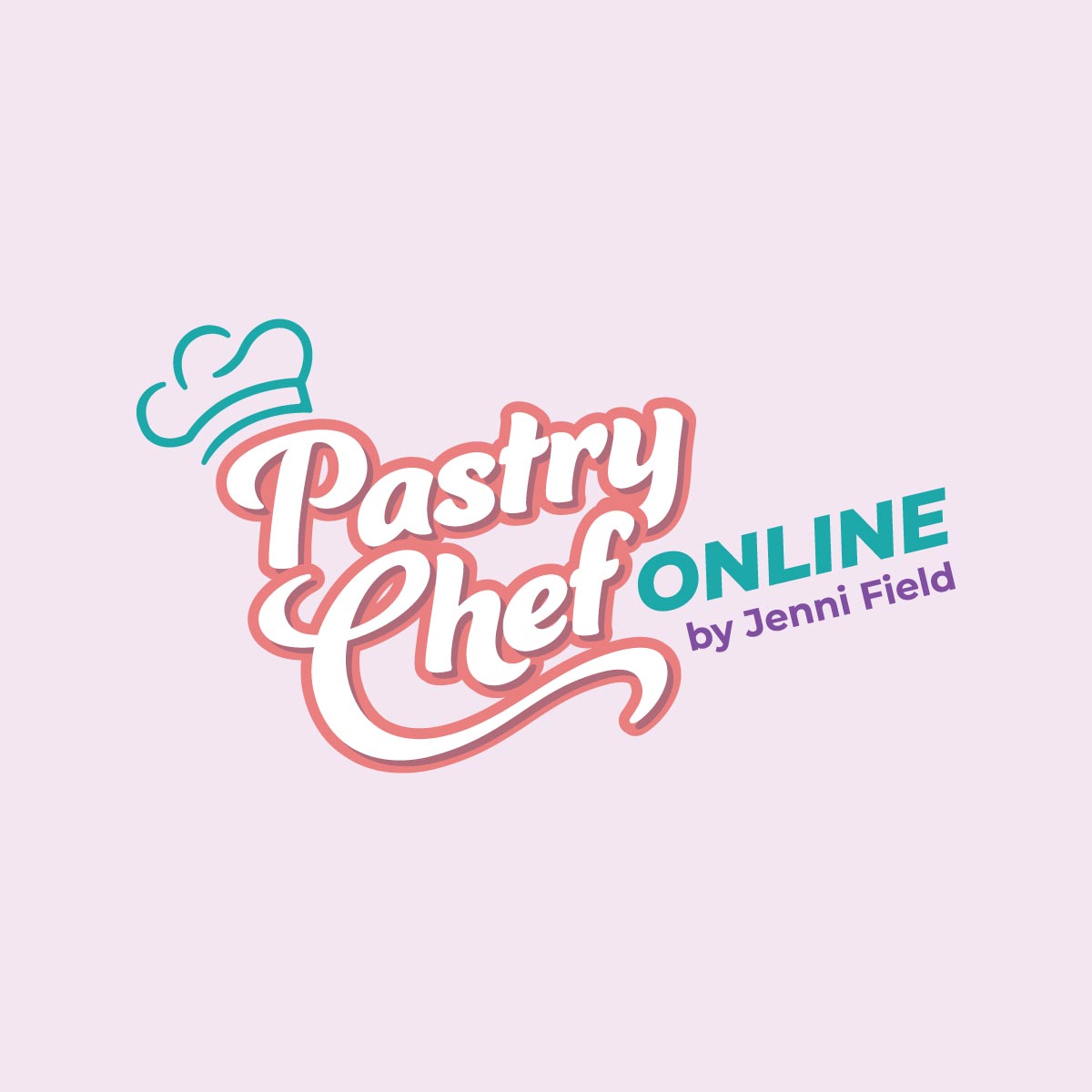 Pastry Chef Online Main Logo full color on light background